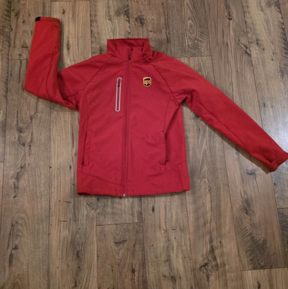 Men's Red Raincoat